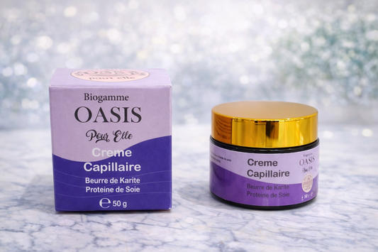 -Biogamme Oasis- كريم العناية بالشعر بزبدة الشيا و بروتين الحرير